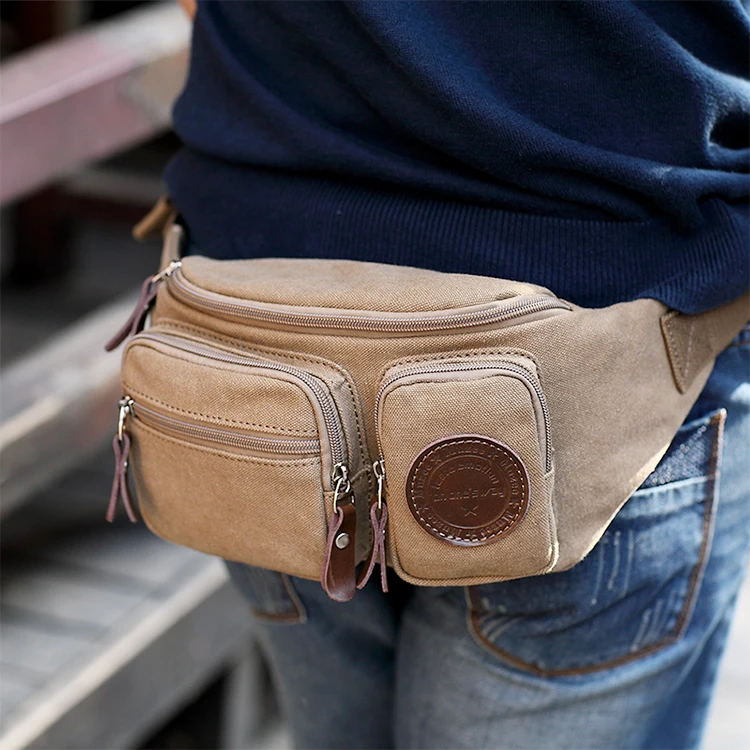 Funky designer outdoor travel plus size canvas hipster fanny pack waist bag for men, View waist ...