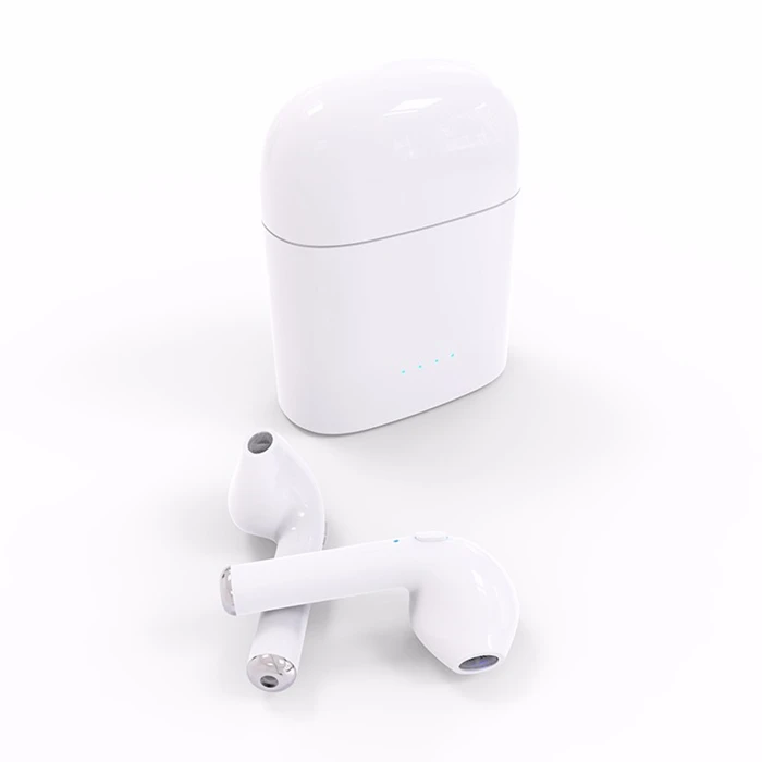 

New wireless earbuds hifi stereo earphones wireless in-ear bt heasets, White