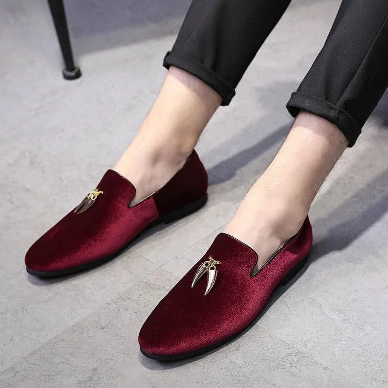 

SS0233 New arrival spring fashion casual loafers shoe men's dress shoes 2019 wholesale shoes, Red,blue,black