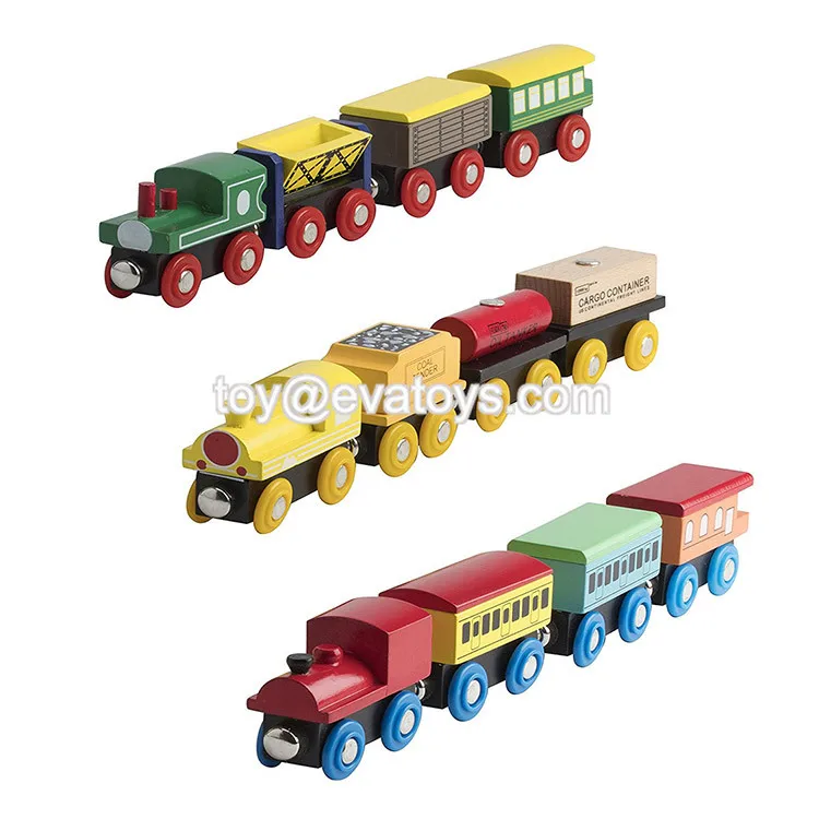 Best Collection Wooden Toy Engines Train Cars For Children
