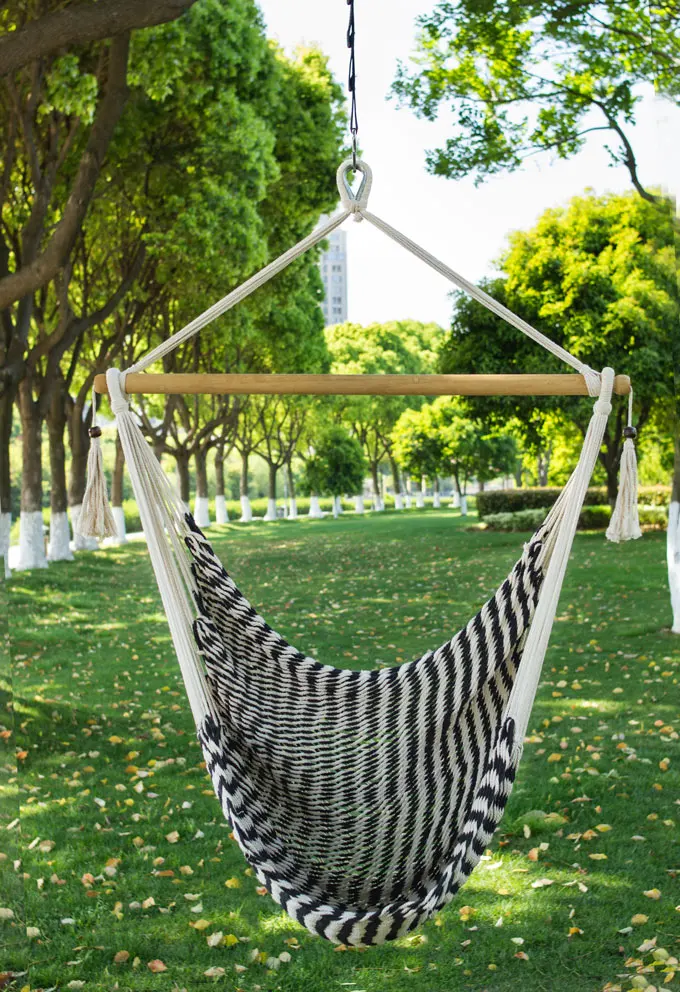 Caribbean Style Rope Hammock Porch Swing Chairs - Buy Porch Swing ...