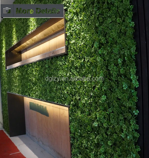 Planta artificial de pared con diseño de luces led de pared para ... Jardín diseño Pared
