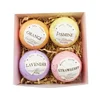 Dry Flower Bath Ball Gift Box Set Bath Salt Ball Fizzy