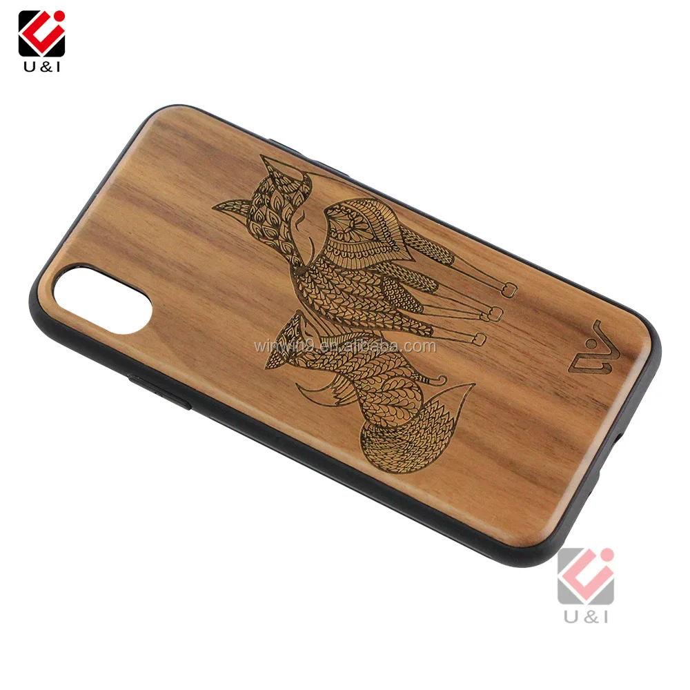 Custom Design Wood Phone Back Cover Case Import Mobile Phone Accessories Wood Cover for iPhone 7