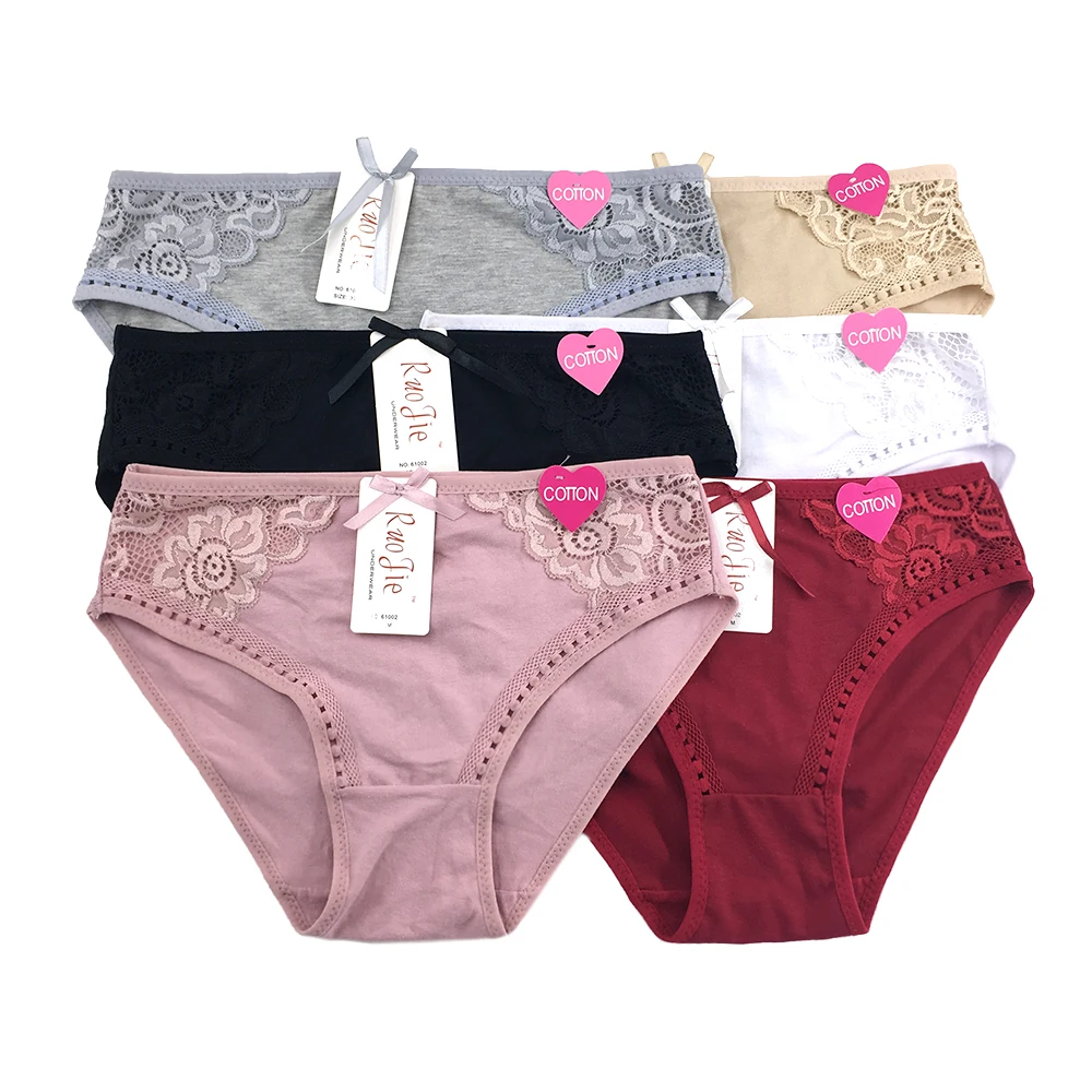 61002 Wholesale Cotton Womens Panties Sexy Underwear Hot Selling