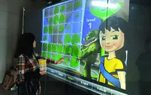 52″ cheap transparent touch foil/film, 4 points Multi interactive touch screen foil for touch table
