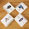 Cute Animal Mini Cartoon Flip Coil Notebook Students Portable Pocket Wholesale Custom Hardcover Composition A7 Notebook