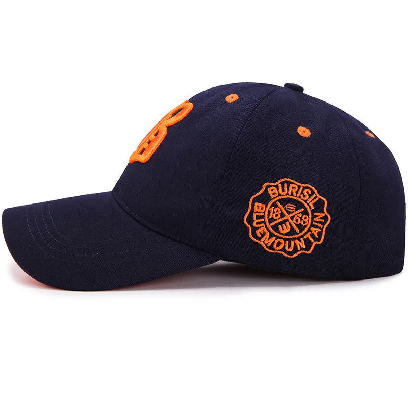 Embroidery Logo 6 Panel Black Cotton 