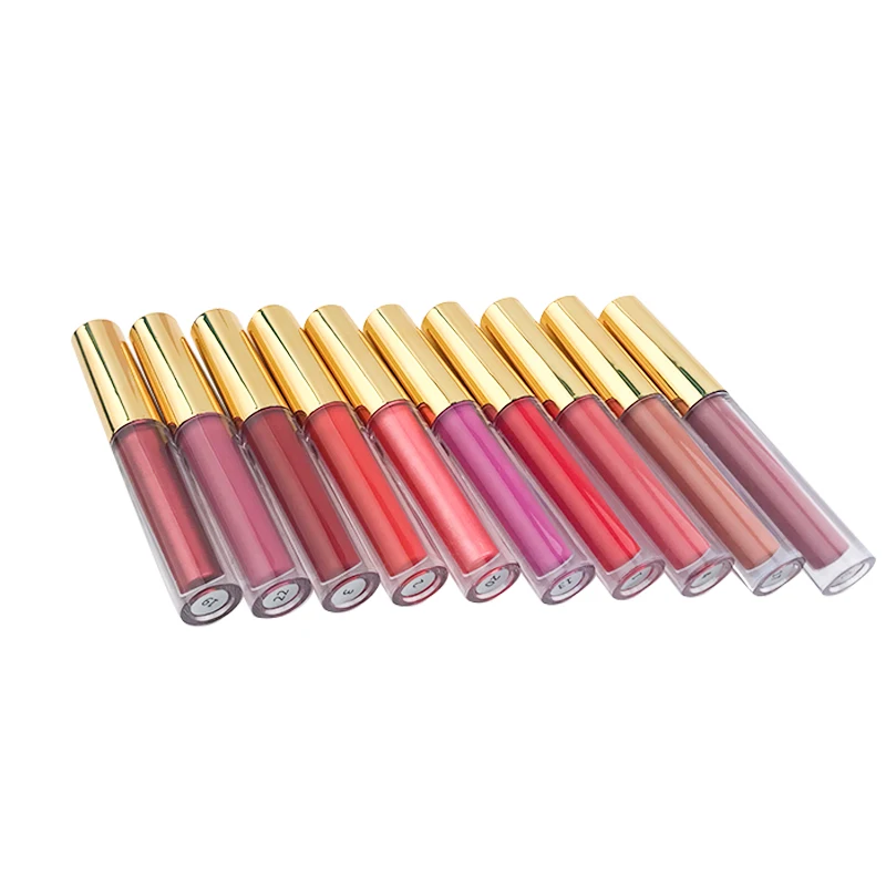 

2018 new arrival 24 color liquid matte lipstick private label Sexy Lip Gloss Kit Waterproof Matte Liquid Lipstick, Multi colors optional