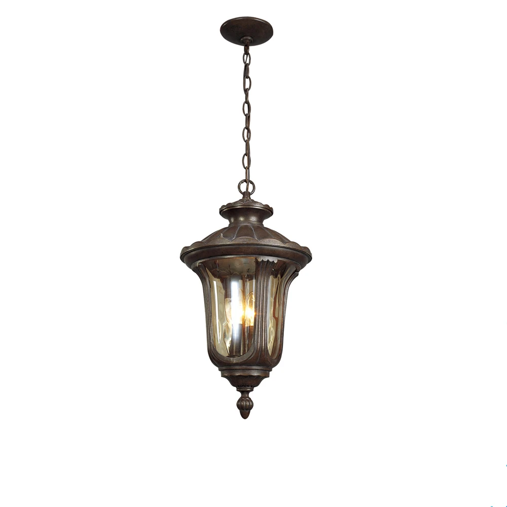 
Factory price ip54 aluminum European style antique brass led pendant light fixtures E27 led hanging light  (60796634572)