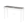 Customized 4 Legs Acrylic Foyer Console Table Clear Lucite Side Table For Living Room Or Hallway