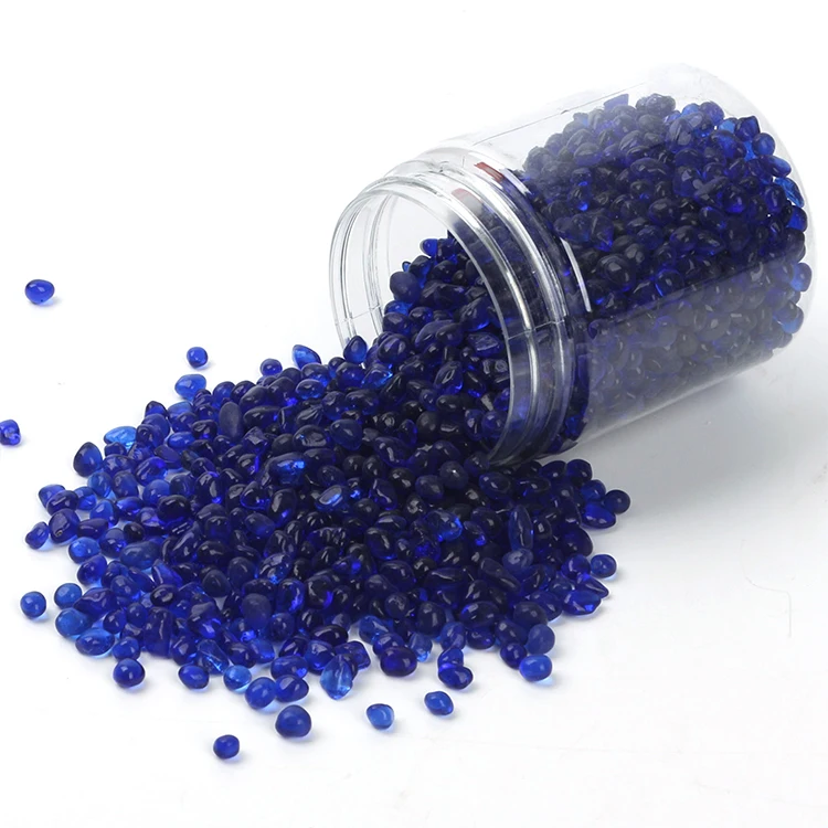 26mm Wholesale High Luster Cobalt Blue Glass Beads Sapphire Blue Fire