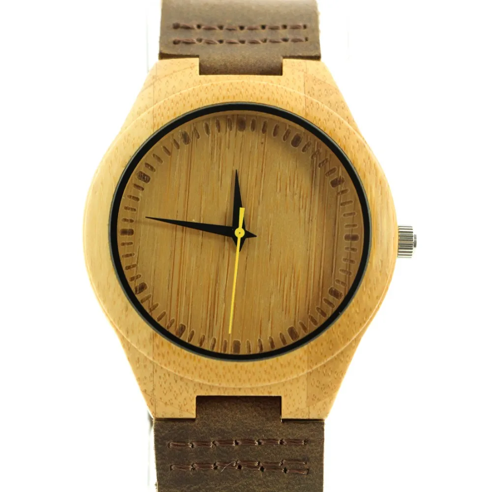 

Wood Watch Relojes De Mujer Dama Marca De Moda Adolescente Relojes, Bamboo