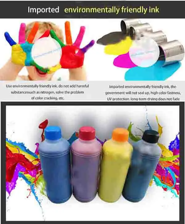 Industrial Large Format Vertical Textile Inkjet Ink UV wall Printer for Background Wall