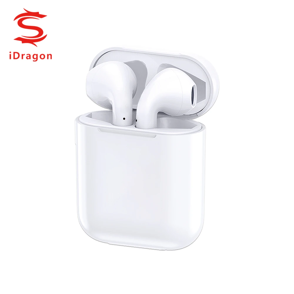 

Wireless Earbuds Stereo Wireless Earphones Wireless Headphone Earphone with Built-in HD Mic and Charging Case, White