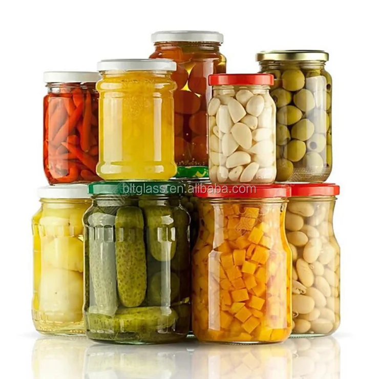 150ml 300ml 1000ml airtight glass food canning jars fruit jam jar wholesale