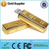 8GB Cool Gold Bar USB 2.0 Flash Drive Stick, Gold Bar USB Jump Driver,Slide golden usb memory disks memory key 4gb 8gb 16gb