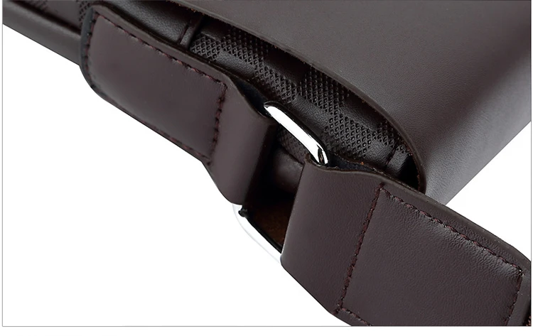 Cathylin  Casual Business Fashion Polo Messenger Bag PU Leather Man Bag