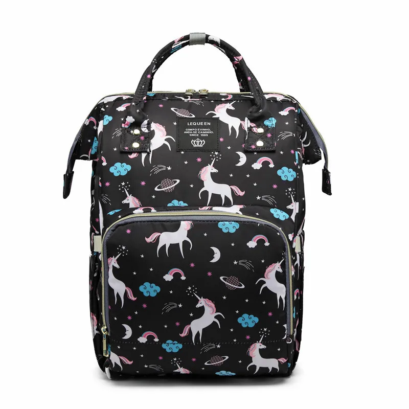 lequeen unicorn diaper bag