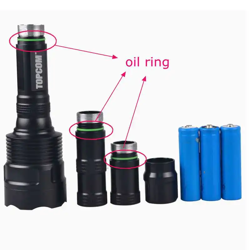 Most Lightness Water Resistant 3 XML-T6 3000 Torch Military Tactical led flashlight