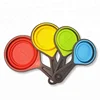 Wholesale Kitchen Foldable Baking Tools 4-Piece Collapsible Silicone Measuring Cups Set
