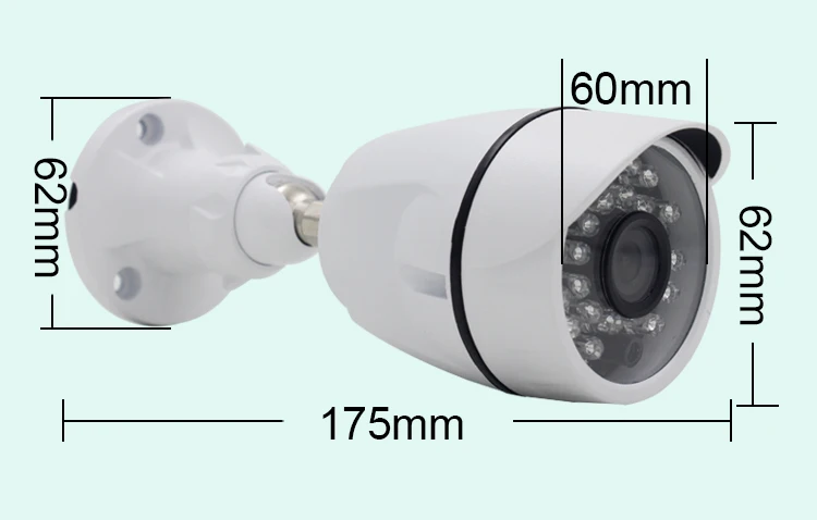 Hot selling Bullet 720P/960P/1080P/4.0MP/5.0MP Metal waterproof/weatherproof AHD Camera