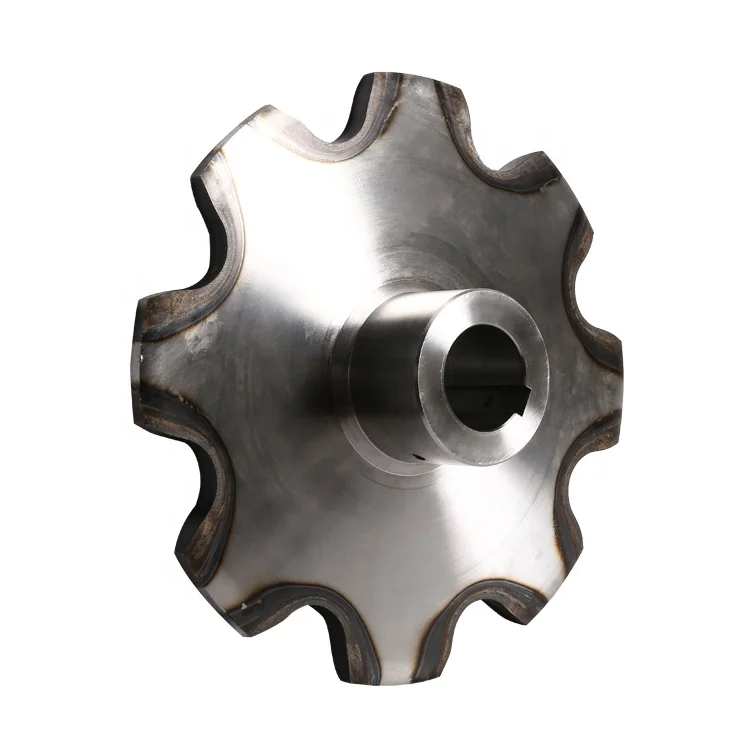 
Custom large diameter hardened teeth roller hub excavator wheel steel sprocket 