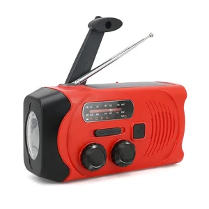 Compact Waterproof Emergency Radio Solar & Dynamo Power
