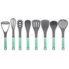 2019 Boreal Europe style 6 pcs 100% food grade PP handle nylon kitchen utensils with stand