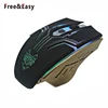 Ergonomic PC gamer usb wired laser software 6d gaming mouse