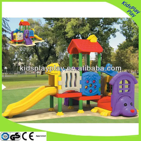 plastic slide and swing set
