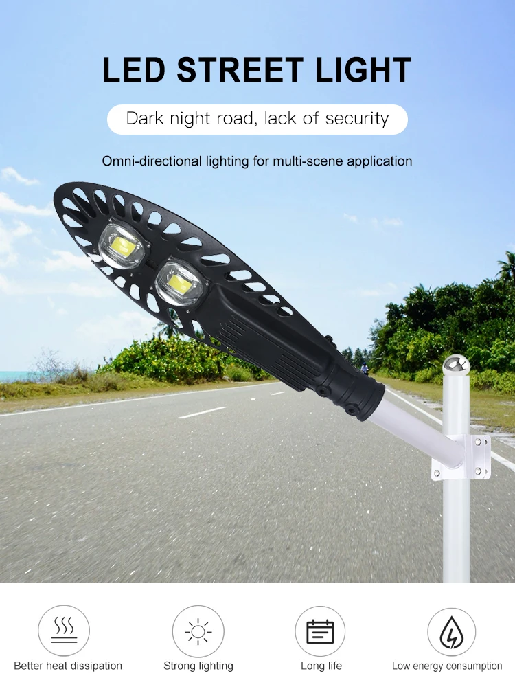 High Quality Bridgelux Cob Die Cast Aluminum Outdoor Ip65 Led Street Light Racket 50w 80w 100w Led Road Light Buy Led Road Light Led Street Light Led Street Light Racket Product On Alibaba Com