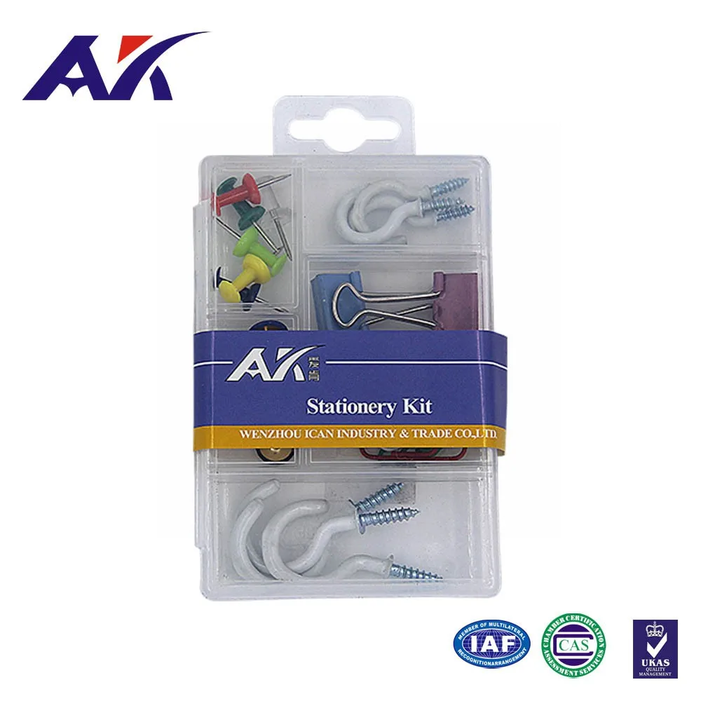 PP round box package iron yellow zinc plated chipboard screws