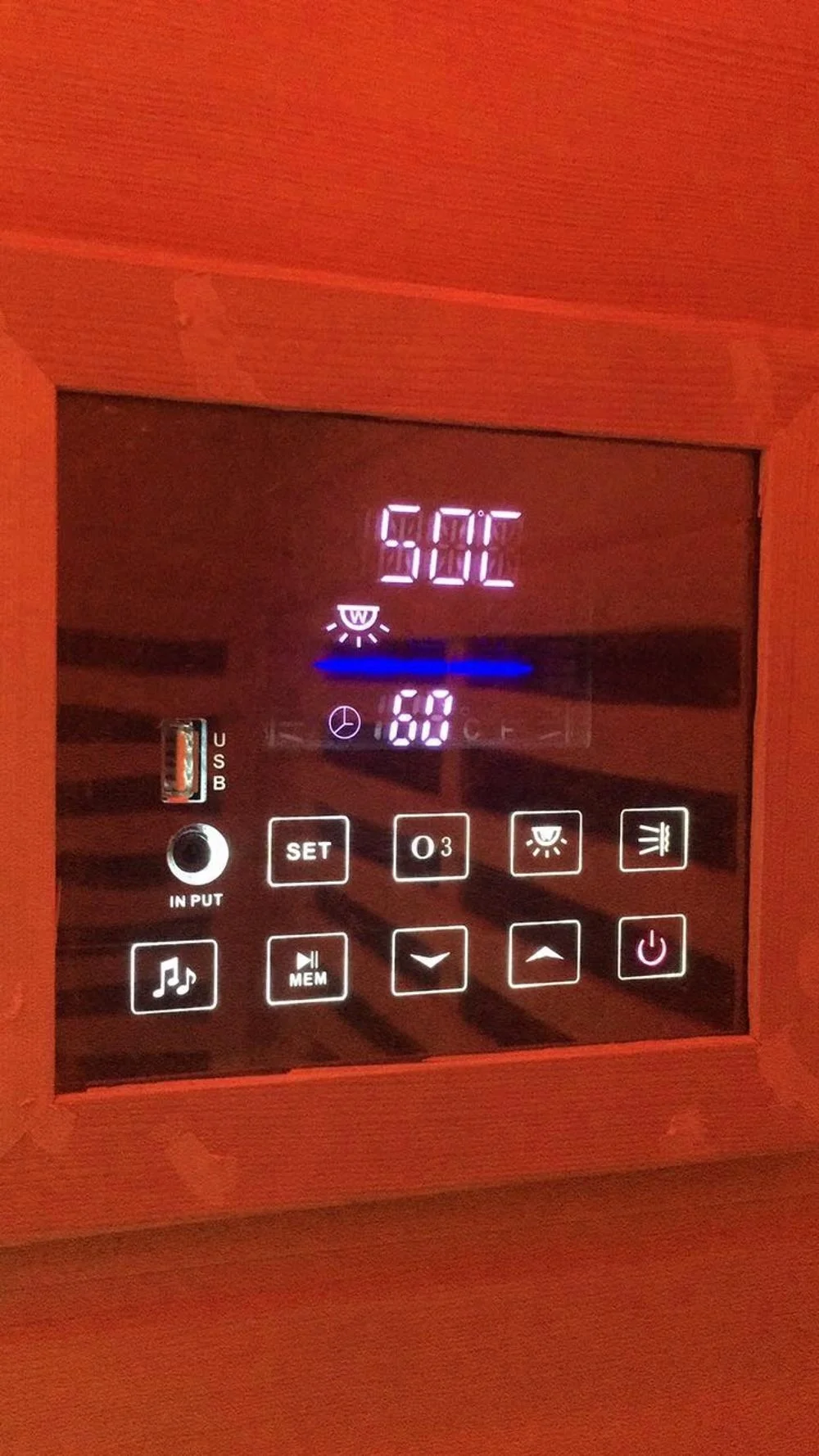 
6 person Infrared indoor sauna room with computer control panel 
