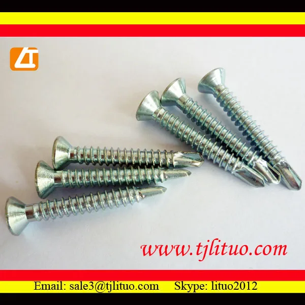 
good quality, with competitive price CSK head self drilling screws with ribs 