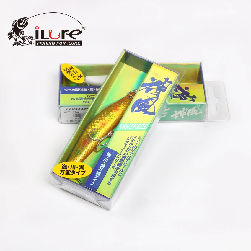 

ILURE Fishing Plastic Lure Manufacturers 15g Hard Lures 80s KAMIKAZE Singking Swimbait, Vavious colors