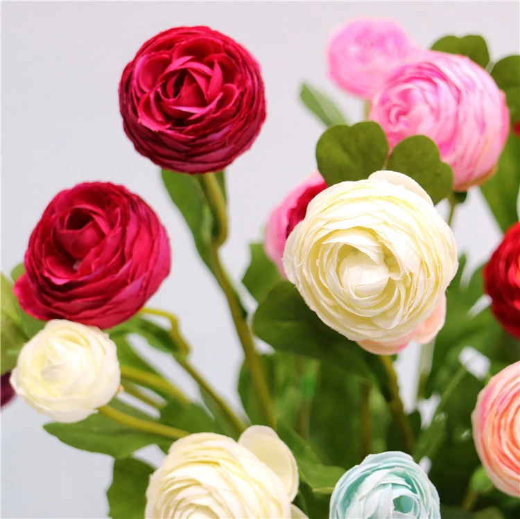 S1239 Wholesale High Quality Artificial Red Silk Single Stem Rose