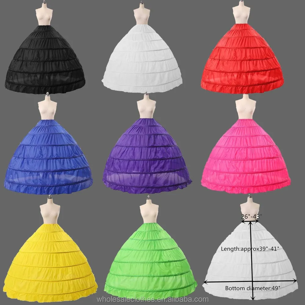 

6 hoops wedding petticoat, Picture