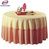 Factory wholesale banquet wedding polyester round table cover