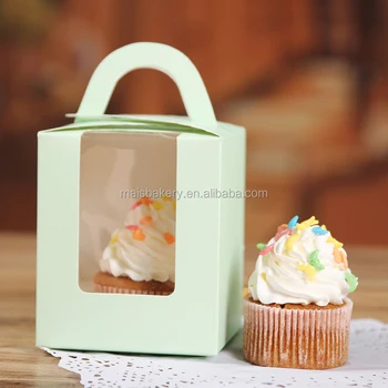 青島装飾ミニ紙単一のカップケーキボックス透明な窓 Buy ミニカップケーキボックス 装飾的なカップケーキボックス 青島紙箱 Product On Alibaba Com