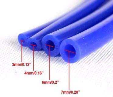 Tubing Silicone Rubber Unreinforced Vacuum Hose Water Air Coolant Overflow 