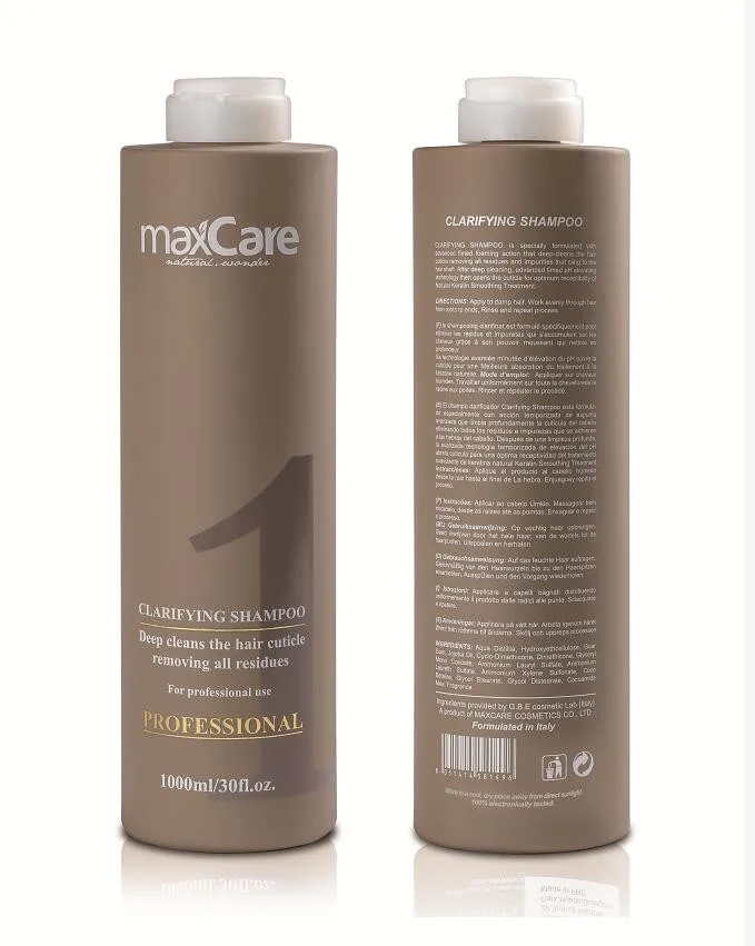 

1000ML clearing shampoo for men Sulfate-free keratin treatment shampoo Deep Cleaning shampoo