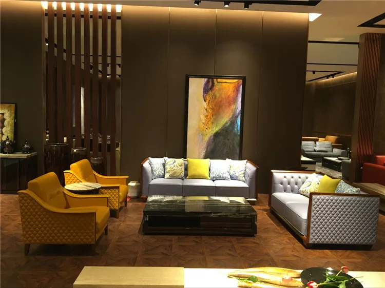 Luxury Guangzhou Foshan Furniture Modern Design Master Wooden Living