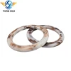 Custom color plastic round resin handbag handle