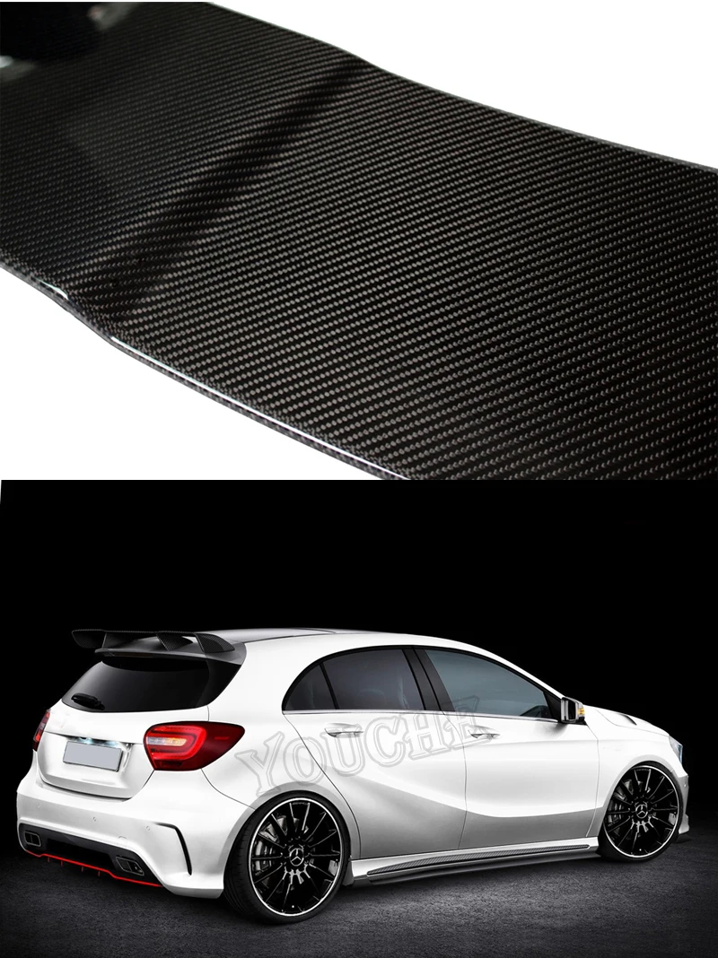 奔驰a级w176的r型碳纤维后行李箱扰流板2013-2018