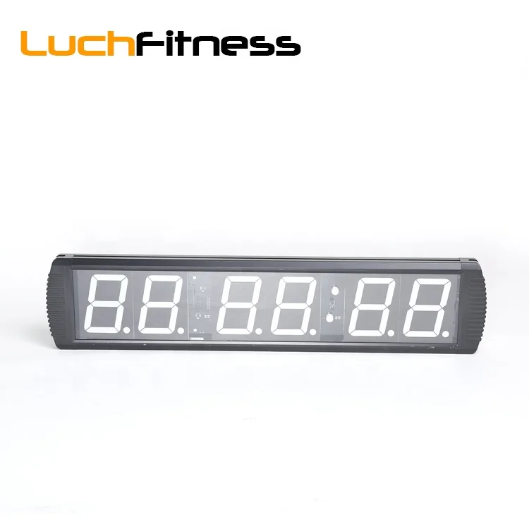 
Gym cross fitness multi-functional sport training 4 inch 6 digits led remote digital timer 