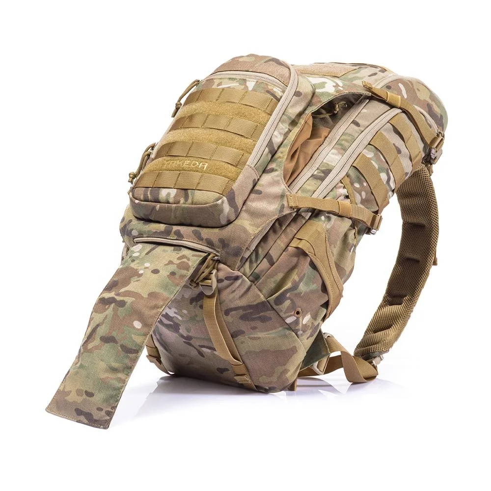 

Molle 40 liter Capacity Camping Hunting Hiking basketball Tactical Assault 3 Day Backpack, Tan, camouflage, black