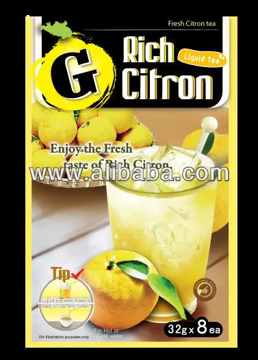gold citron tea (8 packets)