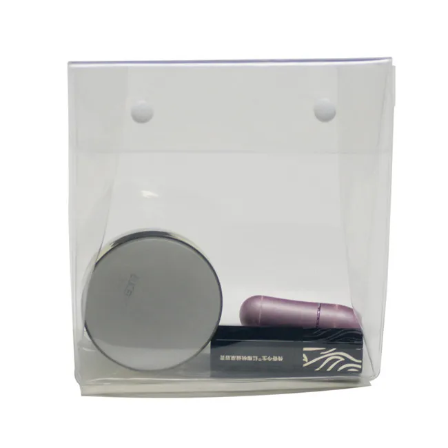 

Inventoty Eco-Friendly Fashionable Designed Transparent Plastic Cosmetic Bag, Clear