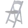 Used In Outdoor Folding Design Wedding Garden Resin White Foldable Chair